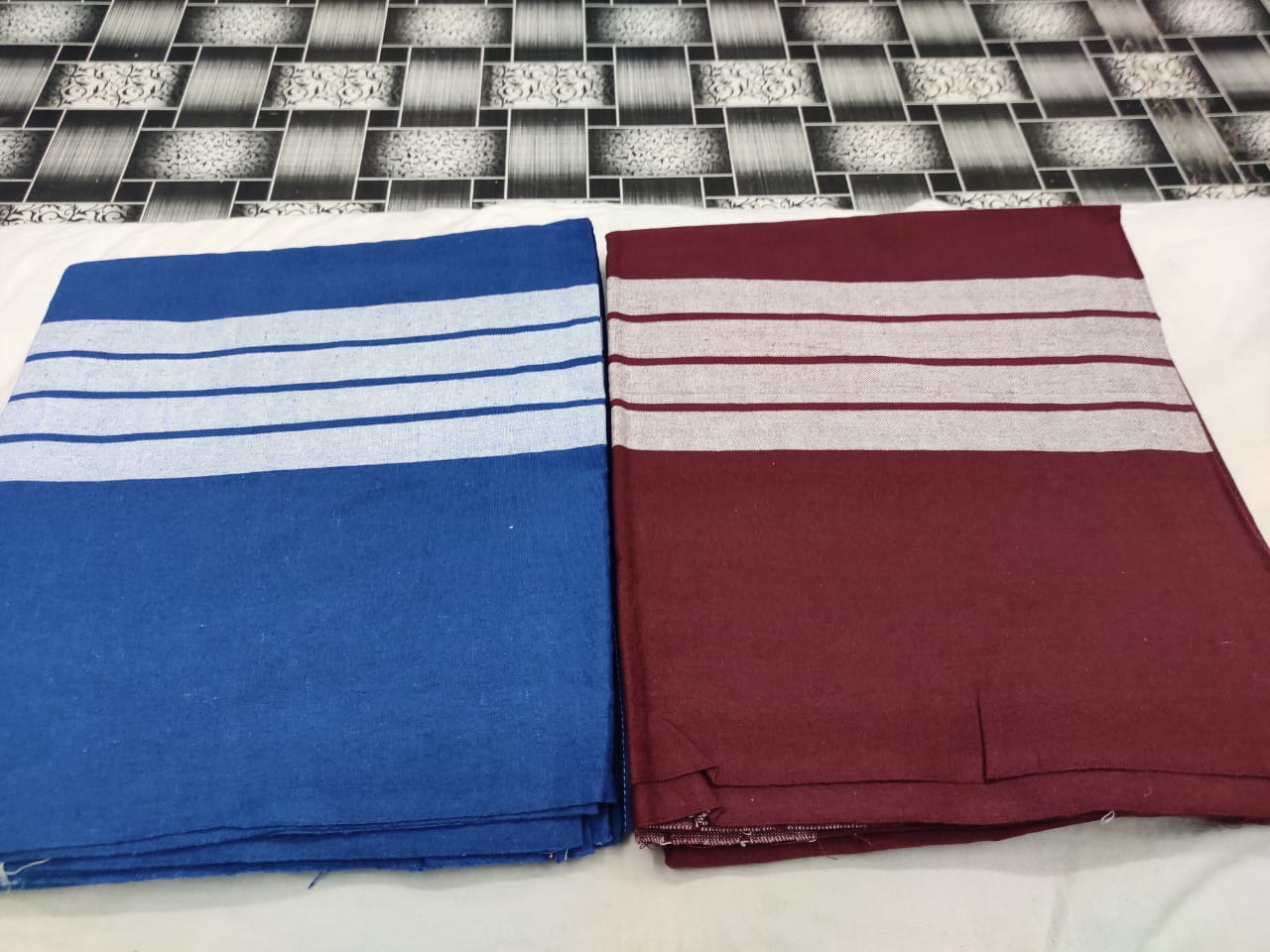 100% Cotton Hospital Bedsheet / Hospital Blanket / Hotel Bedsheet / Home use Single Size Blanket - ( 60 inch 90 inch)
