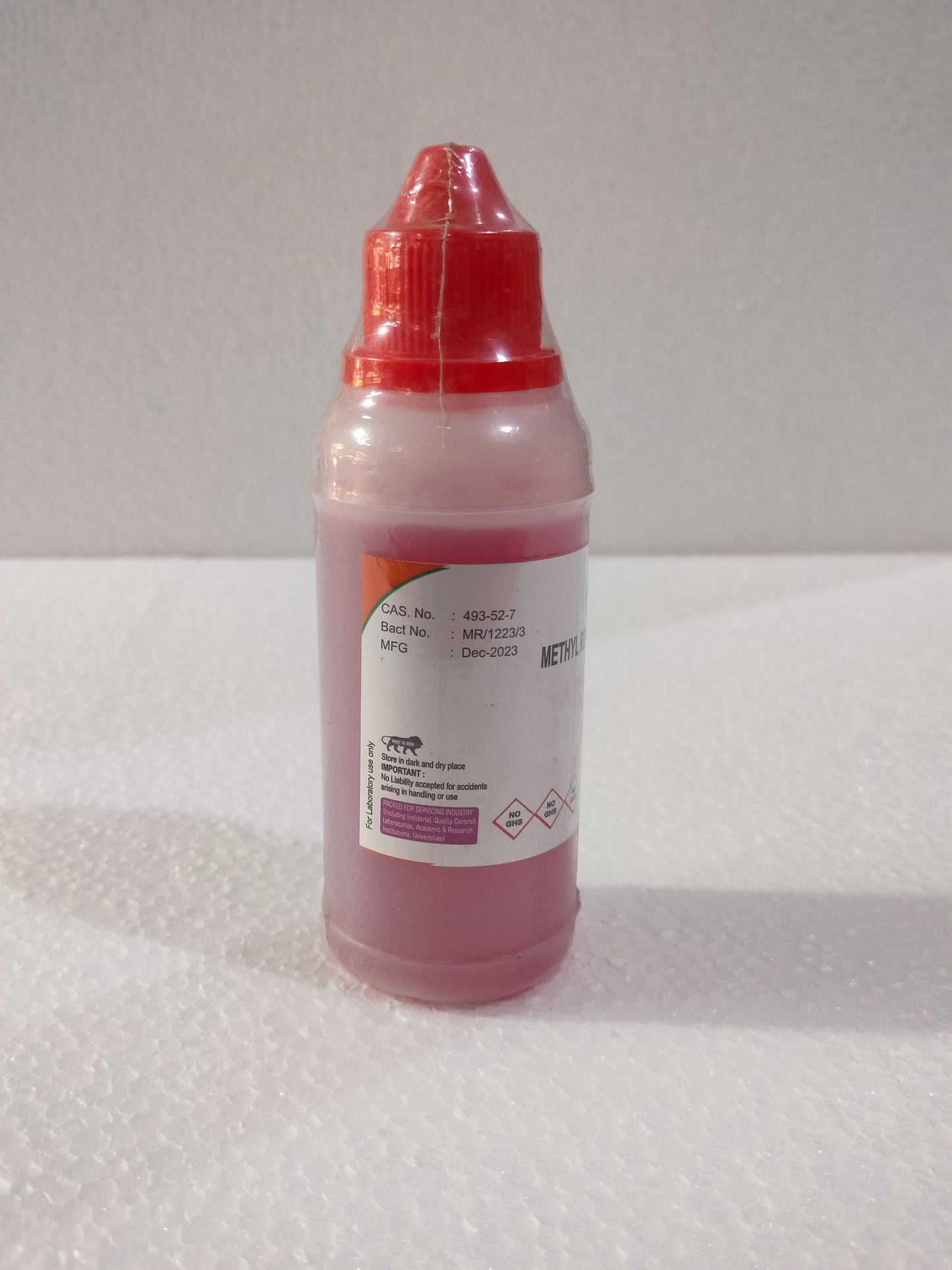 METHYL RED INDICATOR SOLUTION 125ML