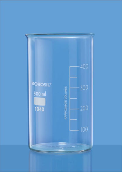 BOROSIL Tall Form Beaker Without Spout