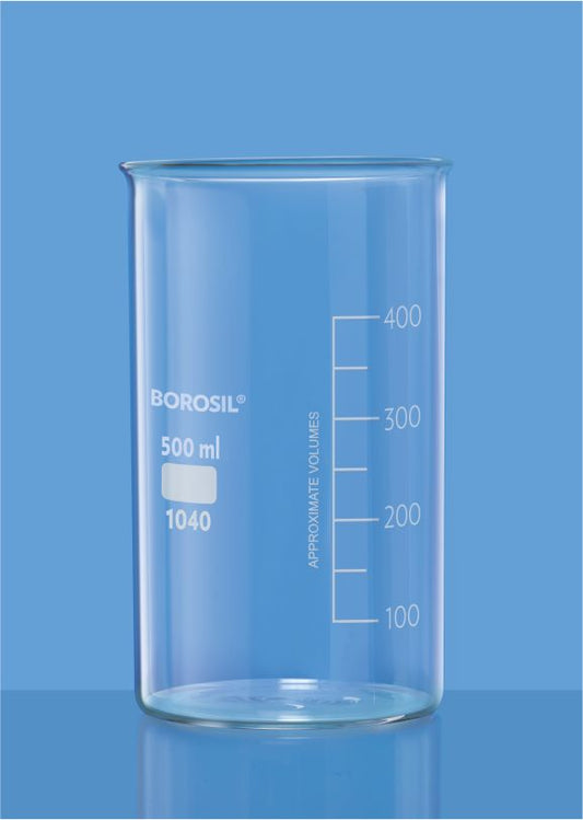 BOROSIL Tall Form Beaker Without Spout