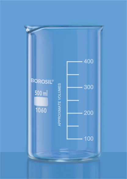 BOROSIL Tall Form Beaker With Spout