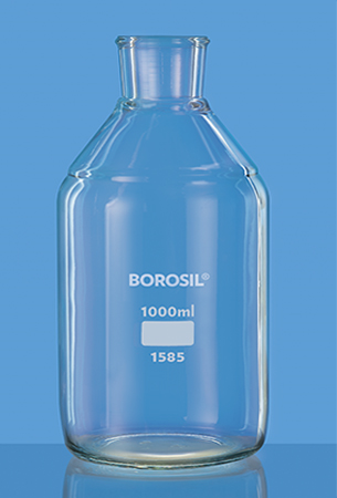Borosil SOLUTION BOTTLES With Tooled Neck