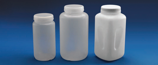 WIDE MOUTH BOTTLE (ROUND) - Laboratory Plasticware