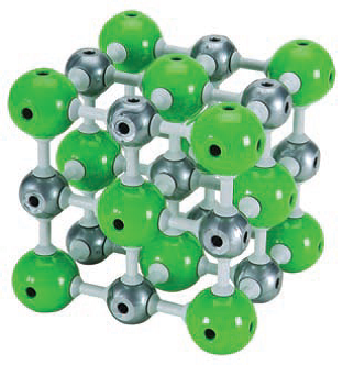 MOLECULAR MODEL SET - SODIUM CHLORIDE - OPEN 27 ATOMS