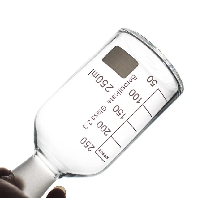 BOD Bottle-250 ml-EACH BOROSILLICATE GLASS