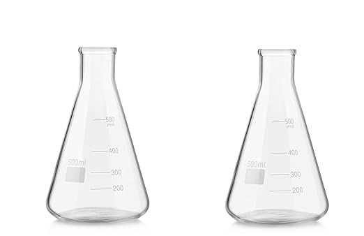 Conflake Glass Conical flask Graduated. - Borosilicate glass – M/S LAB TECH CORPORATION
