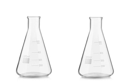 Conical flask Graduated. - Borosilicate glass