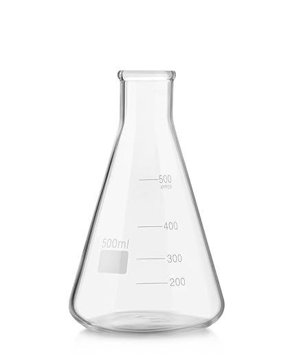 Conical flask Graduated. - Borosilicate glass