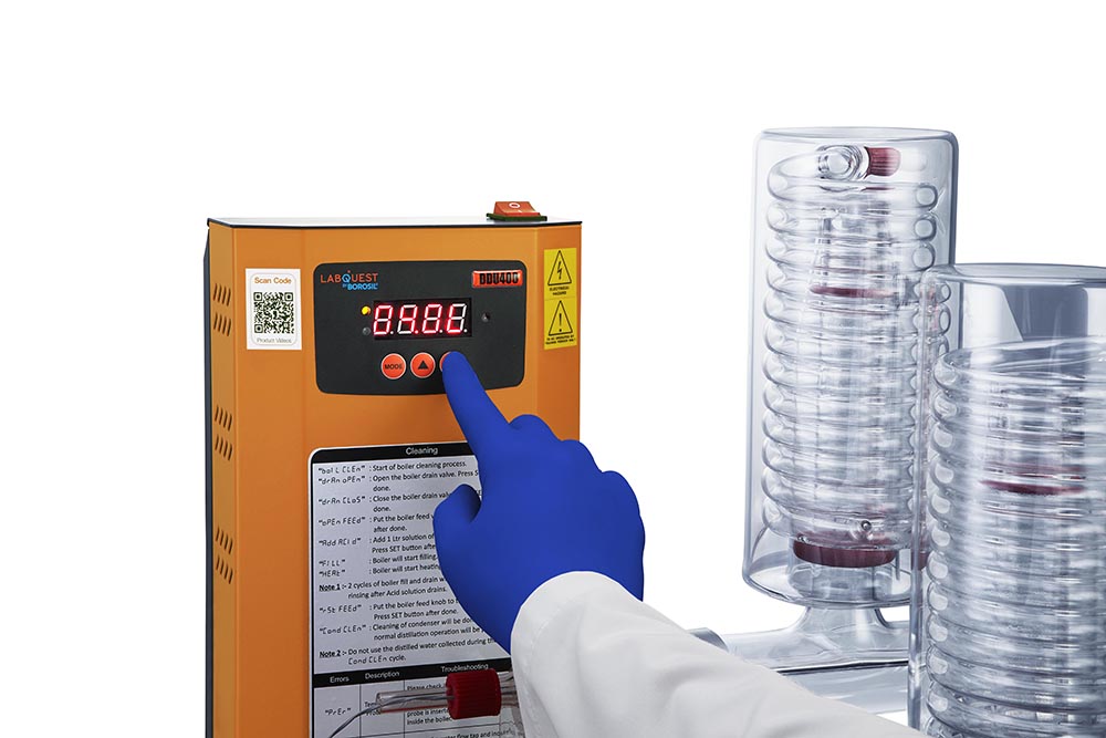 BOROSIL Double Distillation Unit