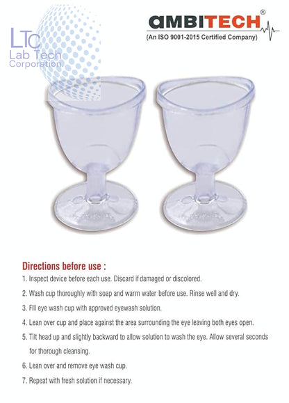 EYE WASH CUP PACK OF 2