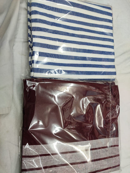 100% Cotton Hospital Bedsheet / Hospital Blanket / Hotel Bedsheet / Home use Single Size Blanket - ( 60 inch 90 inch)