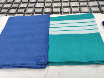 100% Cotton Hospital Bedsheet / Hospital Blanket / Hotel Bedsheet / Home use Single Size Blanket - ( 60 inch 90 inch)