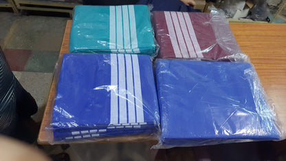 100% Cotton Hospital Bedsheet / Hospital Blanket / Hotel Bedsheet / Home use Single Size Blanket - ( 60 inch 90 inch)