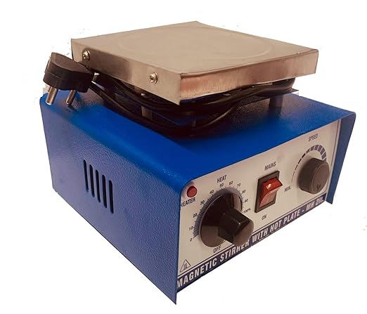 MAGNETIC STIRRER WITH HOT PLATE 2 LTR CAPACITY MED WORLD