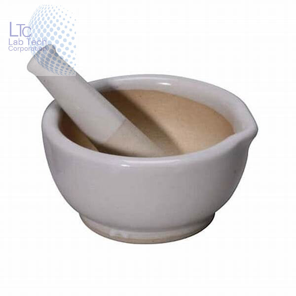 Porcelain Pestle and Mortar/Kharal/Amam Dasta/Okhli Set for Grinding Small Spices and Medicines