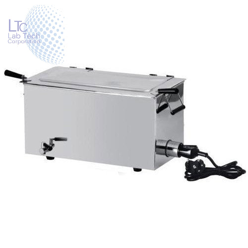 Instrument Disinfector's (Sterilizer's) Electric with Hinged Od and Lift-out, Perforated Fitted with Immersion Rod Stainless Steel