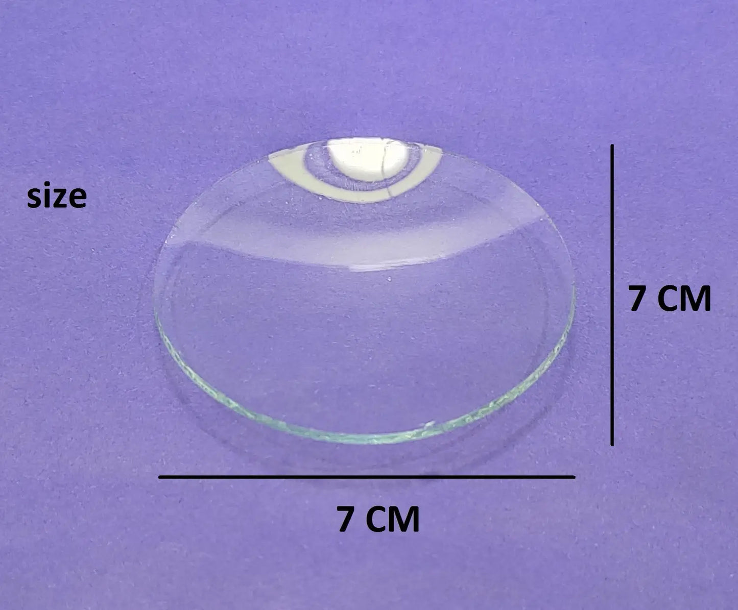 WATCH GLASS 3 INCH SIZE