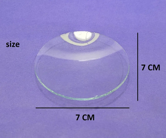 WATCH GLASS 3 INCH SIZE