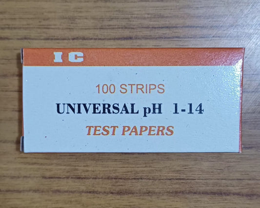 pH Paper Strips 1.0-14.0 | Full Range 5 Books (100 Strips)