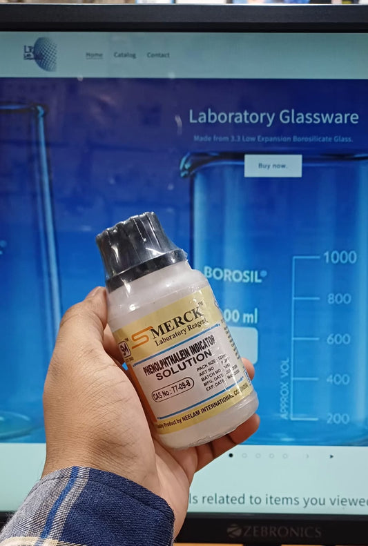 phenolphthalein indicator solution 125ml