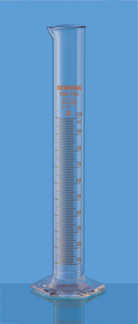 Graduated Measuring Cylinder Borosillicate Glass