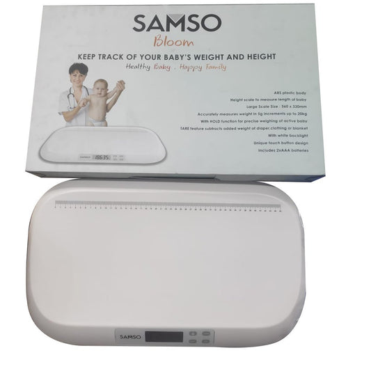 Samso Bloom Digital Baby Weighing Scale (Verified and Stamped by Legal Metrology)