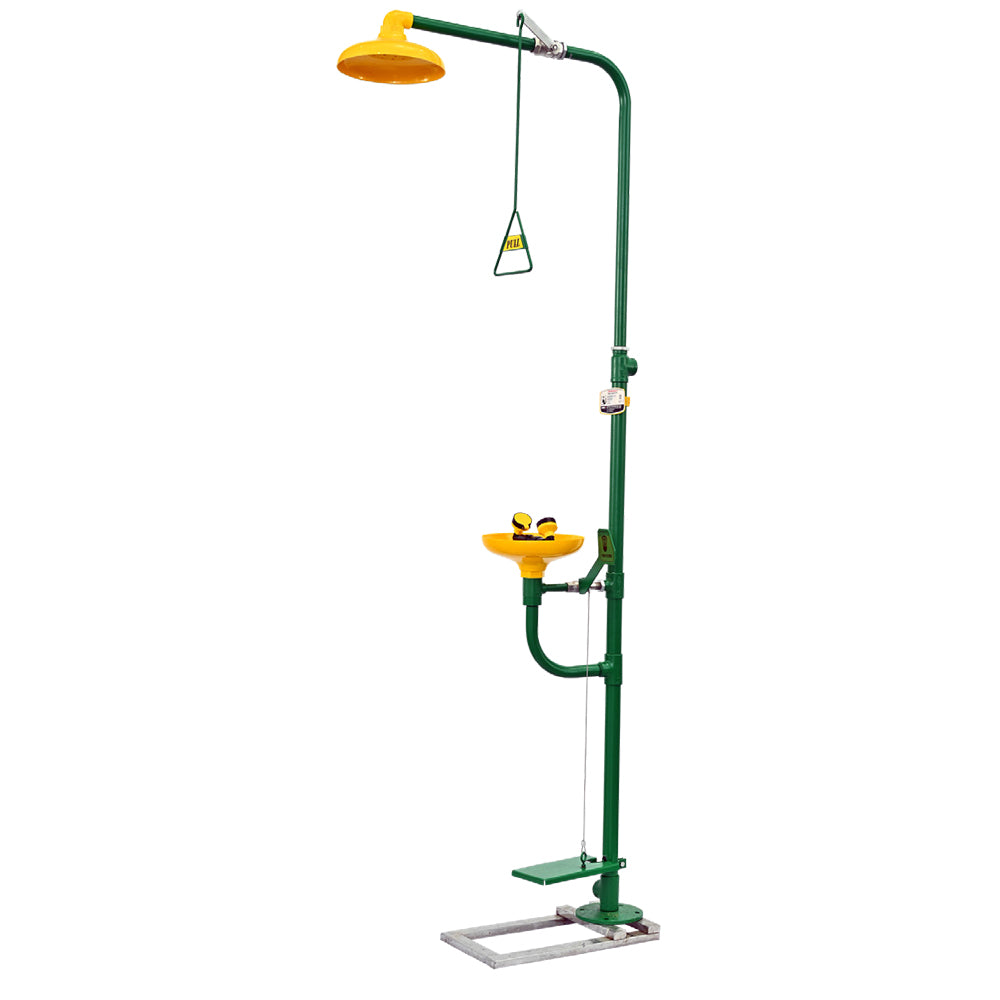 SAFETY SHOWER WITH EYE WASH STATION UDYOGI 6250 GI