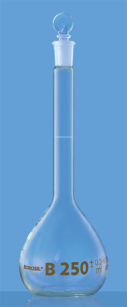 Volumetric Flask Borosillicate Glass BOROSIL Brand
